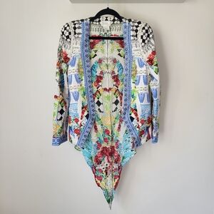 Camilla Black and White Patterned Jacket